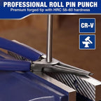 WORKPRO 9-Piece Roll Pin Punch Set - Image 4