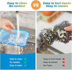HOMEXCEL 12 Pack Scrub & Wipe Cloths, Scrub Sponges - Image 3