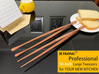 JETKONG 2 Pcs 16-Inch Extra-Large Kitchen Tweezers and Tongs - Image 4