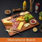 Large Bamboo Wood Cutting Board - Image 7