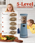 Electric Salt and Pepper Grinder Set - Image 2