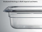 CURTA 6-Pack 1/9 Size 2.5" Deep NSF Polycarbonate Food Pans | Dishwasher & - Image 4