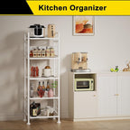 GIOTORENT 5-Wire Standing Storage Shelves, Metal Shelving Unit Pantry Rack - Image 2