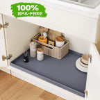 FLATO Waterproof Under Sink Mat 31" x 19" Shelf Liner - Image 4