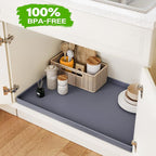 FLATO Waterproof Under Sink Mat 40" x 19" Shelf Liner - Image 4