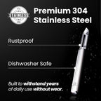 Vegetable Peeler, Ultra Sharp Potato Peeler, Seamless One-Piece Design - Image 5