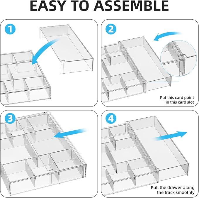 Marbrasse Expandable Desk Drawer Organizer, Desk Organizers and Accessories - Image 6