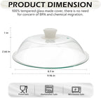 OEC Lighter Weight Tempered Glass Microwave Splatter Cover - Image 2