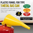 Plastic Funnel for Type I Metal Safety Cans, Compatible - Image 2