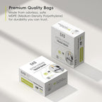EKO Easy-Dispense Roll 80 Count Extra-Strong Drawstring Tall Kitchen Trash Bag - Image 7