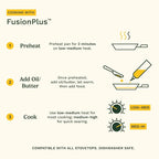 Cuisinart FusionPlus Hybrid Stainless Steel Cookware, 3.5-Quart Sauté Pan - Image 9