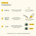Cuisinart FusionPlus Hybrid Stainless Steel Cookware, 12-Inch Everyday Pan - Image 9