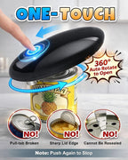 Electric Can Opener, One-Touch Hands Free Can Opener, Side-Cut Can Opener - Image 2