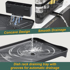 LIYI Dish Drying Rack, Adjustable Spout Design, Kitchen Dish Racks, Made of - Image 4