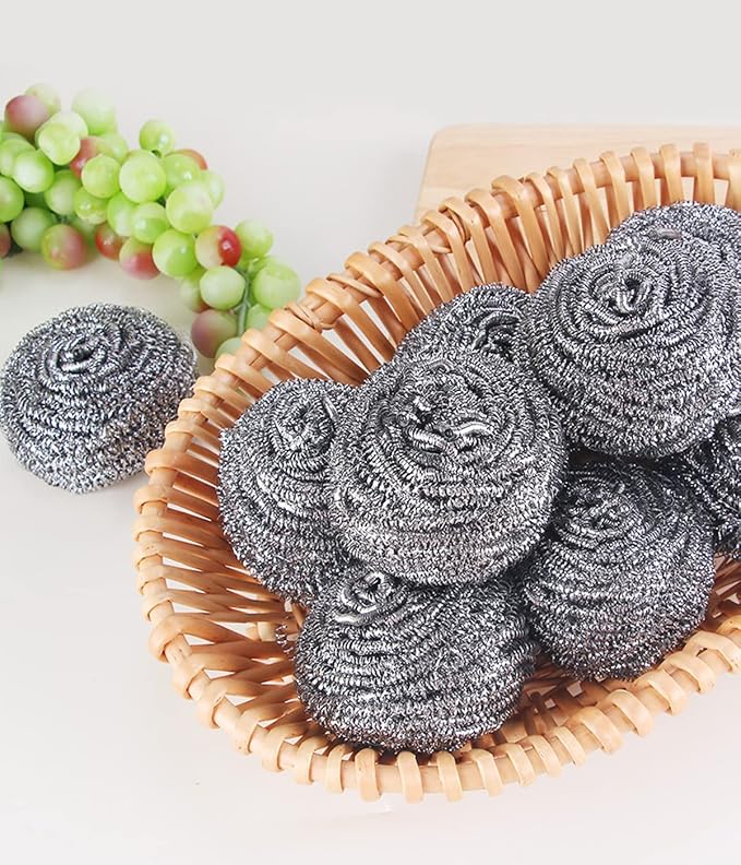 6Pcs Steel Wool Scrubbers - Image 8