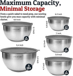 Priority Chef Stainless Steel Mixing Bowls - Image 4