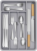 Lifewit Silverware Drawer Organizer Tray, Plastic Cutlery Storage by Lifewit