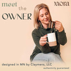 Mora 12oz Ceramic Tea Cup with Infuser, Lid - Image 3