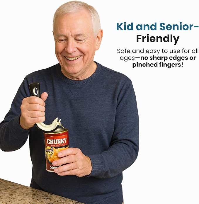 Jokari Ring Pull Can Opener for Soda and Food Cans Arthritis Aid - Image 4