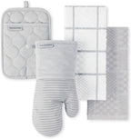 KITCHENAID Quilted Cotton Terry Cloth Oven Mitt, Pot Holder, Kitchen Towel by KitchenAid