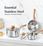 KOCH SYSTEME CS Stainless Steel Saucepan, 3 Quart Sauce Pan - Image 8