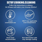 Hisencn Enameled Cast Iron Skillet Set - Image 9
