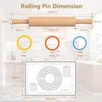Classic Wooden Rolling Pin - Image 4