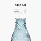 Serax Glass Water Pitcher | Fish & Fish glassware by Paola Navone | Wine Carafe - Image 6