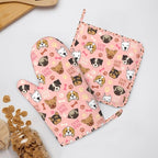 Cute Dog Oven Mitts and Pot Holders Set, Puppy Kitchen Accessories Heat - Image 8