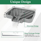 GUUKIN Sponge Holder for Kitchen Sink, Sink Caddy and Soap Tray | 5x3.5 inch - Image 3