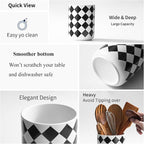 Kitchen Utensil Holder for Countertop， 6.4" Ceramic Utensil Holder Deep and - Image 4