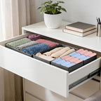 Drawer Organizer Clothes, 16 Pack Dresser Organizer Bins, Foldable Closet - Image 6