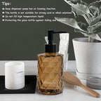 Brown Glass Soap Dispenser - Image 6