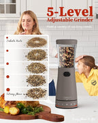 Electric Salt and Pepper Grinder Set - Image 2