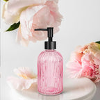 Topsky Stripe Glass Soap Dispenser - Image 2