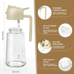 Oil Sprayer for Cooking 2pcs, 2 in 1 Oil Dispenser and Oils Sprayer Kitchen - Image 7
