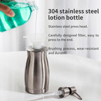 Brushed Stainless Steel Countertop Soap Dispenser Rust and Leak Resistant Hand - Image 4