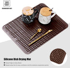 Large 14" x 11" Silicone Dish Drying Mat - Image 3