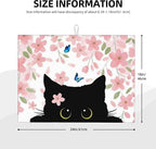 Flowers Black Cat Butterfly Dish Drying Mat - Image 2