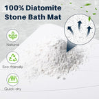 Closefriend Diatomaceous Earth Stone Bath Mat, Quick Dry Non-Slip Super - Image 3