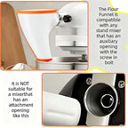 Flour Funnel for KitchenAid Mixer 5 Qt, Anti-Splash Attachment for Tilt-Head - Image 4
