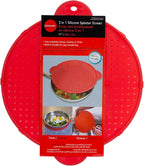 Luciano Housewares Multifunctional Frying Pan Silicone Splatter Screen - Image 5