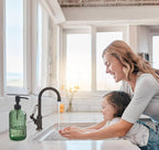 JASAI 18Oz Green Glass Soap Dispenser - Image 4