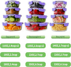 HOMBERKING 24pc Glass Food Storage Containers - Image 3
