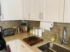 UREZORGEAR 2nd Gen Paper Towel Holder Under Cabinet No Drilling, Self Adhesive - Image 9