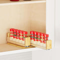 SpaceAid Bamboo Pull Out Spice Rack Organizer by SpaceAid