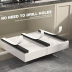 Seinloes 2 Pack Pull Out Cabinet Organizer 19" Deep, Full Extension 3 Slide - Image 7