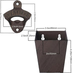Rustic Cast Iron Beer Bottle Opener Wall Mounted - Image 5