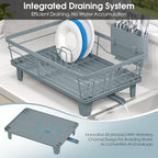Urackify Dish Drying Rack for Kitchen Counter, Sink Dish Rack - Image 5