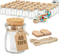 Ritayedet 40 Pack Glass Favor Jars by Ritayedet